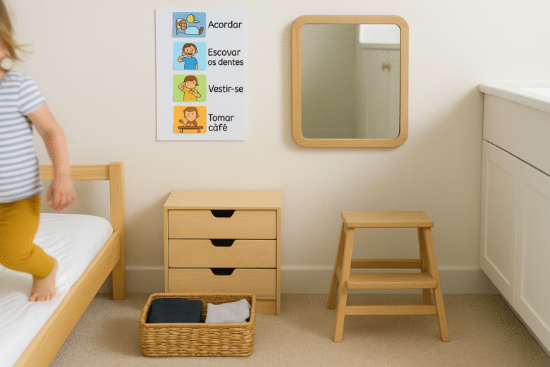Rotina Matinal Montessori Infantil