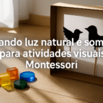 Usando luz natural e sombra